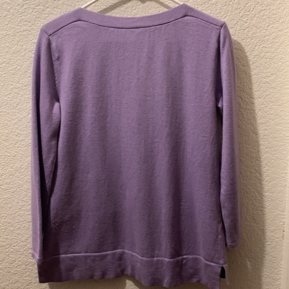 J Jill lavender sweater small - Picture 8 of 8